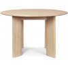Ferm Living Stôl Bevel, okrúhly – naolejovaný dub Ferm Living Stôl Bevel, okrúhly – naolejovaný dub