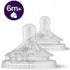 Avent Philips cumlík Natural Response 6 na kašu 2 ks transparentni Avent Philips cumlík Natural Response 6 na kašu 2 ks transparentni