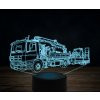 Beling 3D lampa,DAF CF príves s bágrom, 7 farebná K16 Beling 3D lampa,DAF CF príves s bágrom, 7 farebná K16