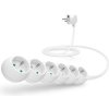 CONNECT IT predlžovací kábel 230 V, 6 zásuviek, 2 m, bez vypínača (biely) CONNECT IT predlžovací kábel 230 V, 6 zásuviek, 2 m, bez vypínača (biely)