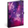 NOTIQUE Notes Galaxie linajkovaný 13 x 21 cm