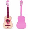 EcoToys Veľká detská gitara - ružová ECOTOYS EcoToys Veľká detská gitara - ružová ECOTOYS