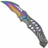 Kandar Vreckový nôž Punisher Rainbow – s dúhovým efektom a lebkovým motívom Kandar Vreckový nôž Punisher Rainbow – s dúhovým efektom a lebkovým motívom