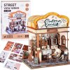 Drevené 3D puzzle pekáreň so svetlom, 179 dielikov Drevené 3D puzzle pekáreň so svetlom, 179 dielikov