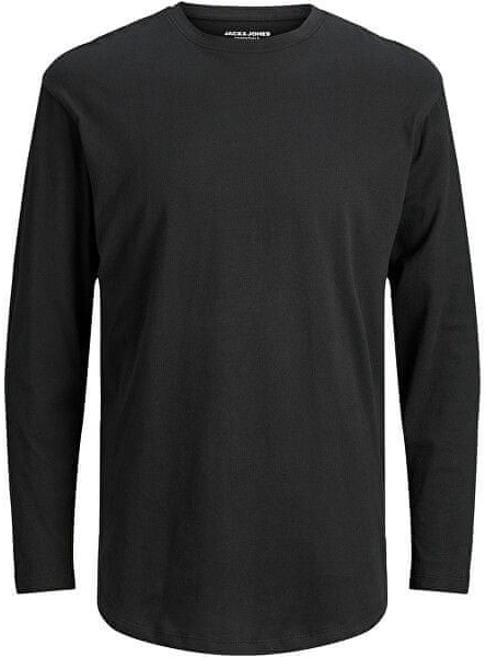 Jack&Jones pánske tričko JJENOA Long Line Fit black relaxed