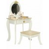 KIK KX3775 Toaletný stolík so stoličkou, zrkadlom a príslušenstvom KIK KX3775 Toaletný stolík so stoličkou, zrkadlom a príslušenstvom