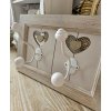 Ambiente Prírodný drevený nástenný vešiak s 2 háčikmi Country - 33*11*22 cm - Ambiente Ambiente Prírodný drevený nástenný vešiak s 2 háčikmi Country - 33*11*22 cm - Ambiente