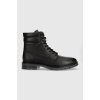 Kožená obuv Tommy Hilfiger WARM PADDED HILFIGER LTH BOOT pánske, čierna farba, FM0FM04802 EUR 41