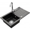 MEXEN/S MEXEN/S - Pablo granitový drez 1 s odkvapkávačom vrátane batérie Telma, čierna 6510-77-670200-00 MEXEN/S MEXEN/S - Pablo granitový drez 1 s odkvapkávačom vrátane batérie Telma, čierna 6510-77-670200-00