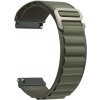 eses Alpský ťah tkaný nylónový remienok pre smart hodinky 20 mm Farebný variant: tmavo zelená