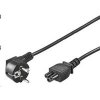 PremiumCord Kabel síťový 230V k notebooku 1m, trojlístek PremiumCord Kabel síťový 230V k notebooku 1m, trojlístek