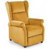Halmar | Polohovacie kreslo RELAXA žlté | V-CH-AGUSTIN_2-FOT-MUSZTARDOWY Halmar | Polohovacie kreslo RELAXA žlté | V-CH-AGUSTIN_2-FOT-MUSZTARDOWY