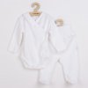 New Baby 2-dielna dojčenská súprava Stripes bílá