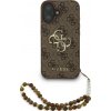 Guess 4G Strap 4G Classic Logo púzdro pre iPhone 16 hnedé GUHCP16SP4GMGSW