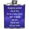 Ploskačka nerezová Ozajstný priateľ 180ml Ploskačka nerezová Ozajstný priateľ 180ml