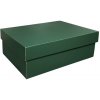 Darčeková krabica s vekom 300x200x100 mm, tmavozelená Darčeková krabica s vekom 300x200x100 mm, tmavozelená