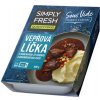 Simply Fresh Bravčová líčka Sous Vide s koreňovou zeleninou a zemiakovou kašou Simply Fresh Bravčová líčka Sous Vide s koreňovou zeleninou a zemiakovou kašou