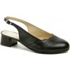De plus 161-K-3513 čierne dámske nadmerné lodičky šírka K - EU 44 De plus 161-K-3513 čierne dámske nadmerné lodičky šírka K - EU 44