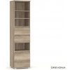 Drevona, Regál , REA AMY 26/180, s 2 zásuvkami, dub canyon Drevona, Regál , REA AMY 26/180, s 2 zásuvkami, dub canyon