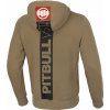 Pitbull West Coast mikina na zips s kapucňou HERMES brown