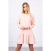 Mondo Italia Dámske šaty s volánom MI66188 svetlo pudrovo ružové Univerzálna Pudrová ružová Mondo Italia Dámske šaty s volánom MI66188 svetlo pudrovo ružové Univerzálna Pudrová ružová