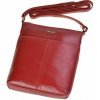 Segali dámská kožená kabelka 7001 červená