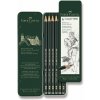 Grafitová ceruzka Faber-Castell Castell 9000 - 6 ks, plechová krabička Grafitová ceruzka Faber-Castell Castell 9000 - 6 ks, plechová krabička