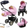 Kočík 4v1 BabyLux GoldLux - športový kočík, vanička, autosedačka ISOFIX Kočík 4v1 BabyLux GoldLux - športový kočík, vanička, autosedačka ISOFIX