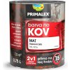 PRIMALEX Antikorózna farba na kov 2v1 0.75 l RAL 9016 dopravná biela Mat PRIMALEX Antikorózna farba na kov 2v1 0.75 l RAL 9016 dopravná biela Mat