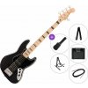 Fender Squier Affinity Series Active Jazz Bass V MN SET 2 Black Metallic 5-strunová basgitara Fender Squier Affinity Series Active Jazz Bass V MN SET 2 Black Metallic 5-strunová basgitara