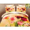 Prehozynapostel Moderné posteľné obliečky béžovej farby s motívom ruží