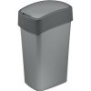 CURVER odpadkový kôš, FLIP BIN, strieborná/sivá, 45 l CURVER odpadkový kôš, FLIP BIN, strieborná/sivá, 45 l