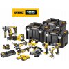 Sada 10 elektrického náradia DeWalt DCK1012P4T 18V 4x Akumulátor 5,0Ah 3x TSTAK VI Sada 10 elektrického náradia DeWalt DCK1012P4T 18V 4x Akumulátor 5,0Ah 3x TSTAK VI