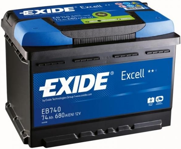 Exide Excell 12V 60Ah 640A EB608