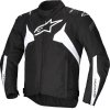 Bunda na motocykel Alpinestars T-JAWS V4 Waterproof čierno-biela Veľkosť: L Bunda na motocykel Alpinestars T-JAWS V4 Waterproof čierno-biela Veľkosť: L