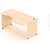 NABYTOK-DIZAJNOVY.SK - BKA20 12 - Kancelársky rohový stôl pravý Komfort, drevená podnož, 160x70 / 100x76 cm, javor NABYTOK-DIZAJNOVY.SK - BKA20 12 - Kancelársky rohový stôl pravý Komfort, drevená podnož, 160x70 / 100x76 cm, javor