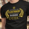 Tričko s potlačou OTEC ELEKTRIKÁR Dámsky Čierna 3XL Tričko s potlačou OTEC ELEKTRIKÁR Dámsky Čierna 3XL