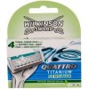 Wilkinson Sword Quattro Titanium Sensitive (4 ks) - Náhradné hlavice