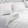 Biante Bavlnené posteľné obliečky Sandra SA-497 Žlté bylinky na bielom Predĺžené 140x220 a 70x90 cm Biante Bavlnené posteľné obliečky Sandra SA-497 Žlté bylinky na bielom Predĺžené 140x220 a 70x90 cm