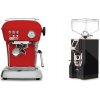 Ascaso Dream ONE, Love Red + Eureka Mignon Turbo, CR black Ascaso Dream ONE, Love Red + Eureka Mignon Turbo, CR black