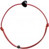 Šnúrkový Glosery náramok s lesknúcim krištáľom v tvare mini srdiečka od Swarovski®, šnúrka 1mm Obvod zápästia: S 16-17 cm, Šnúrka: čierna, Srdiečko: ružové Šnúrkový Glosery náramok s lesknúcim krištáľom v tvare mini srdiečka od Swarovski®, šnúrka 1mm Obvod zápästia: S 16-17 cm, Šnúrka: čierna, Srdiečko: ružové