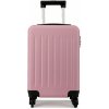 KONO Kabínový kufor na kolieskach - ružový 28L KONO Kabínový kufor na kolieskach - ružový 28L