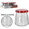 Home Sklenená dóza 180 ml 9,5 x 8 cm Home Sklenená dóza 180 ml 9,5 x 8 cm