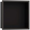 Hansgrohe XtraStoris Individuálna zapustená polica 30x30x10 cm, matná čierna/čierny chróm 56098340 Hansgrohe XtraStoris Individuálna zapustená polica 30x30x10 cm, matná čierna/čierny chróm 56098340