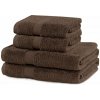 Hnedé froté bavlnené uteráky a osušky v súprave 4 ks Marina – DecoKing Hnedé froté bavlnené uteráky a osušky v súprave 4 ks Marina – DecoKing