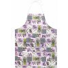 BELLATEX Zástěra Adéla 67 × 84 cm 7750/243 patchwork lila BELLATEX Zástěra Adéla 67 × 84 cm 7750/243 patchwork lila