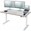 LEITZ Výškově nastavitelný elektrický ergonomický stůl Ergo bílý 140x80 cm - deska 67740001 LEITZ Výškově nastavitelný elektrický ergonomický stůl Ergo bílý 140x80 cm - deska 67740001