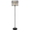 GLOBO 15698S GORLEY stojacia lampa V1520mm 1xE27 matná čierna, dymová GLOBO 15698S GORLEY stojacia lampa V1520mm 1xE27 matná čierna, dymová