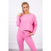 Mondo Italia Dámska súprava s oversize blúzou MI9091 svetloružová Univerzálna Ružová Mondo Italia Dámska súprava s oversize blúzou MI9091 svetloružová Univerzálna Ružová