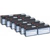 Avacom AVA-RBP12-12090-KIT set batérií pre UPS AEG, CyberPower, Dell, EATON, FSP Fortron, HP, Legrand AVA-RBP12-12090-KIT Avacom AVA-RBP12-12090-KIT set batérií pre UPS AEG, CyberPower, Dell, EATON, FSP Fortron, HP, Legrand AVA-RBP12-12090-KIT